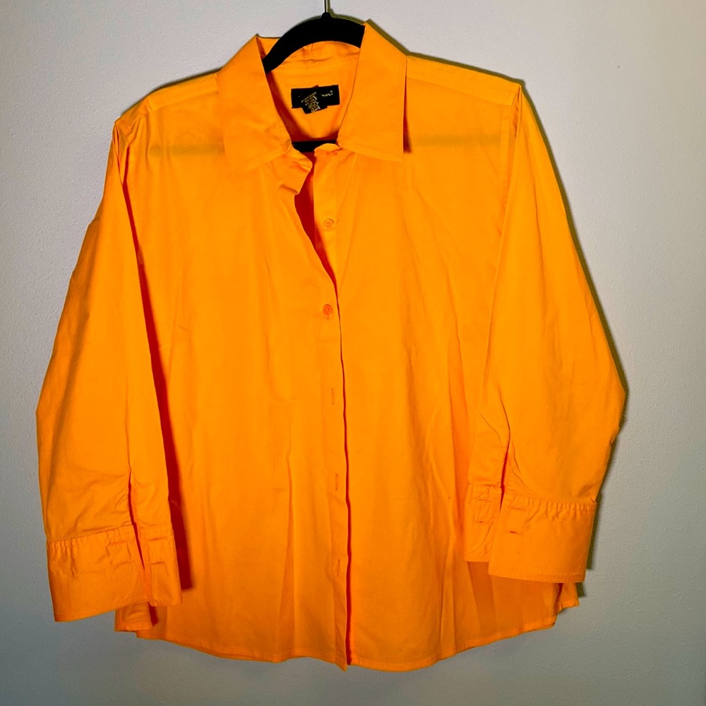 Orange Eddie Bauer blouse size L.